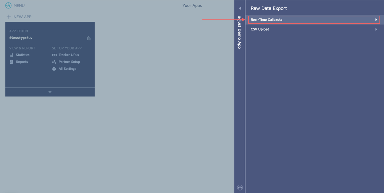 Adjust Real-time callbacks | ThinkingData